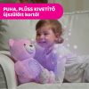Chicco Baby Bear plüss maci projektorvetítö és éjszakai lámpa rózsaszín|8058664060351