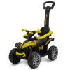 Baby Mix bébitaxi tolókarral Quad Mega Prime EVA sárga|8596164159408