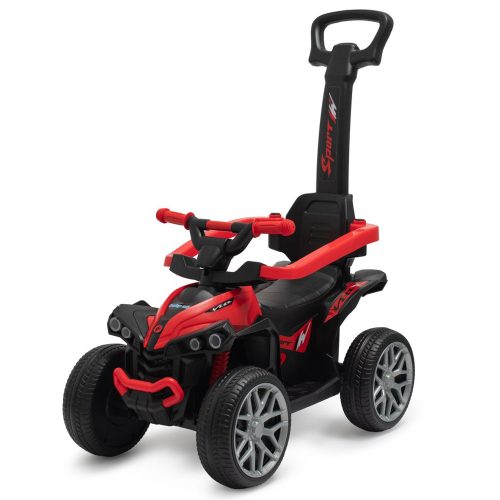 Baby Mix bébitaxi tolókarral Quad Mega Prime EVA piros|8596164159392
