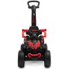 Baby Mix bébitaxi tolókarral Quad Mega Prime EVA piros|8596164159392