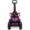 Baby Mix bébitaxi tolókarral Quad Mega Prime EVA rózsaszín|8596164159361