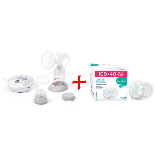 BabyOno mellszívó Nurse Pro elektromos, kétfázisú  - 100 plusz 40db melltartóbetéttel 1483 - 296/140|5996315134903