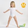 J Bimbi kombidressz 0-36 hó bambusz 4 Seasons csíkos barack 12043|8056209780436