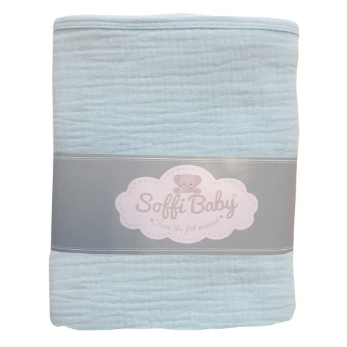 Soffi Baby takaró muszlin dupla menta 70x90cm|9999000008714