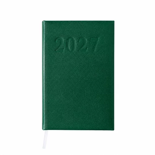 Határidőnapló agenda Standard A/5, napi, fehér lapokkal (zöld) 2027. Bluering®