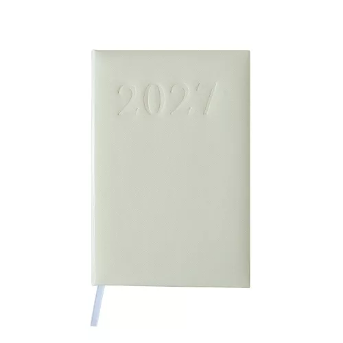 Határidőnapló agenda Standard A/5, napi, fehér lapokkal (bézs) 2027. Bluering®