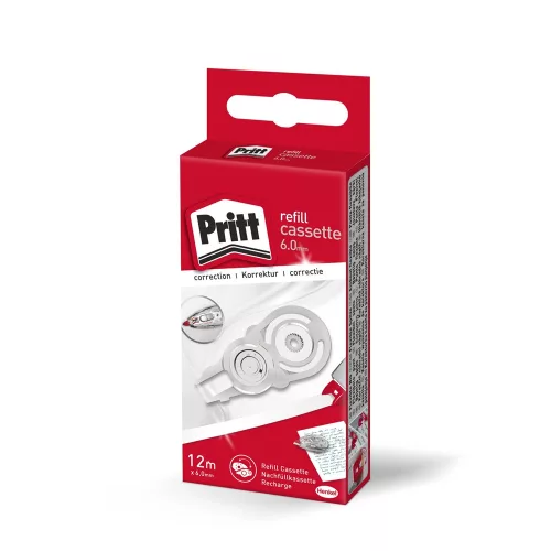 Hibajavító roller betét 6mm x 12m utántölthető betétes rollerhez Pritt