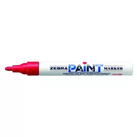Lakkmarker olajbázisú Zebra piros