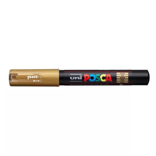 Dekormarker 0,7-1mm, Uni Posca PC-1M arany