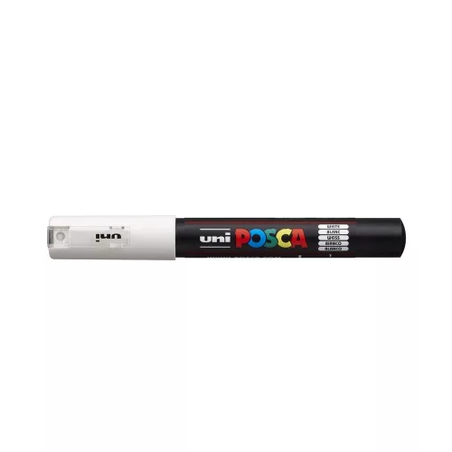 Dekormarker 0,7-1mm, Uni Posca PC-1M fehér