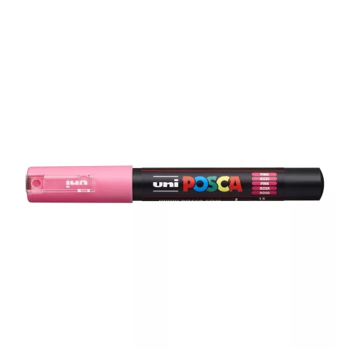 Dekormarker 0,7-1mm, Uni Posca PC-1M rózsaszín