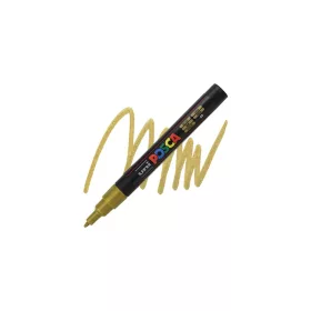 Dekormarker 0,9-1,3mm, PC-3M Uni Posca arany