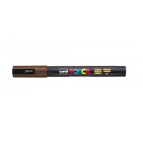 Dekormarker 0,9-1,3mm, Uni Posca PC-3M barna