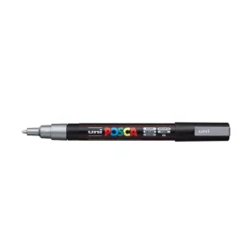 Dekormarker 1,8-2,5mm, Uni Posca PC-5M ezüst