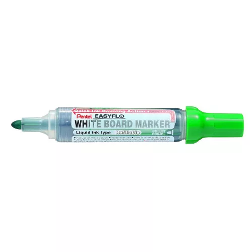 Táblamarker 2mm, kerek, utántölthető Pentel Easyflo zöld