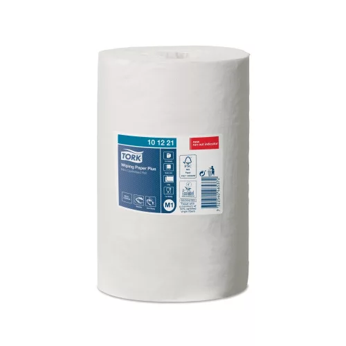 Kéztörlő 2 rétegű tekercses átmérő: 14 cm 74,9 m/tekercs Advanced Plus M1 Tork_101221 fehér