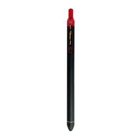   Golyóstoll nyomógombos 0,35mm, dokument toll BLP437 EnerGel Pentel, írásszín piros