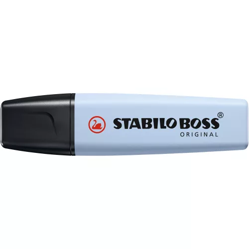 Szövegkiemelő 2-5mm, vágott hegyű, STABILO Boss original 70/111 pastel ködös kék