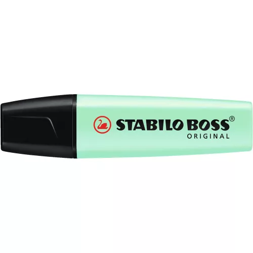 Szövegkiemelő 2-5mm, vágott hegyű, STABILO Boss original 70/116 pastel menta