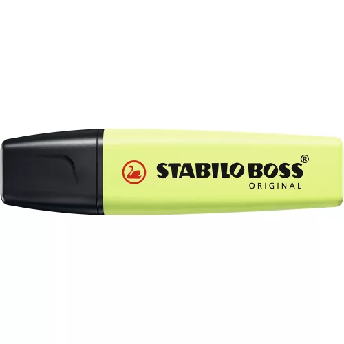 Szövegkiemelő 2-5mm, vágott hegyű, STABILO Boss original 70/133 pastel lime