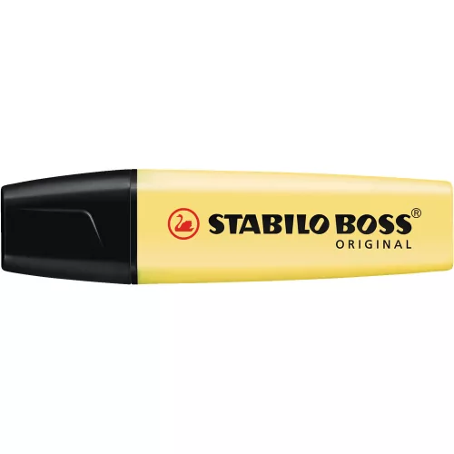Szövegkiemelő 2-5mm, vágott hegyű, STABILO Boss original 70/144 pastel vanília