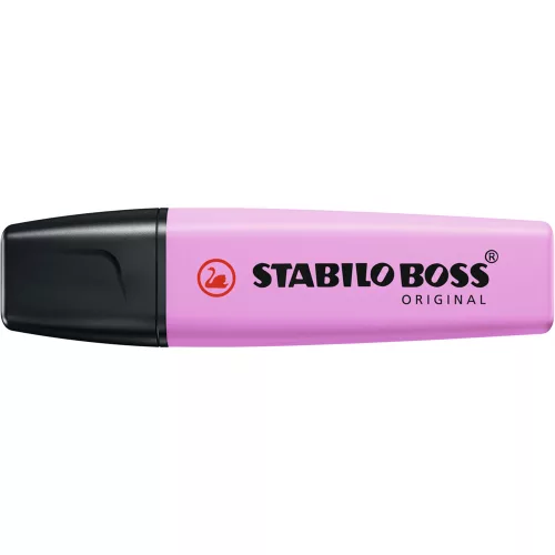 Szövegkiemelő 2-5mm, vágott hegyű, STABILO Boss original Pastel málna