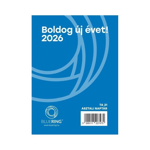 Asztali naptár TA-21 2026. Bluering®