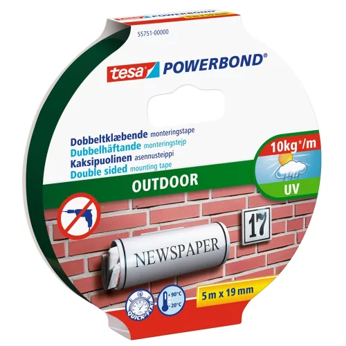 Ragasztószalag, rögzítőszalag kültéri 19mmX5m PowerBond Tesa