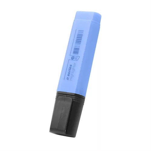 Szövegkiemelő 1-5mm, vágott hegyű, lapos test, A-Series kék