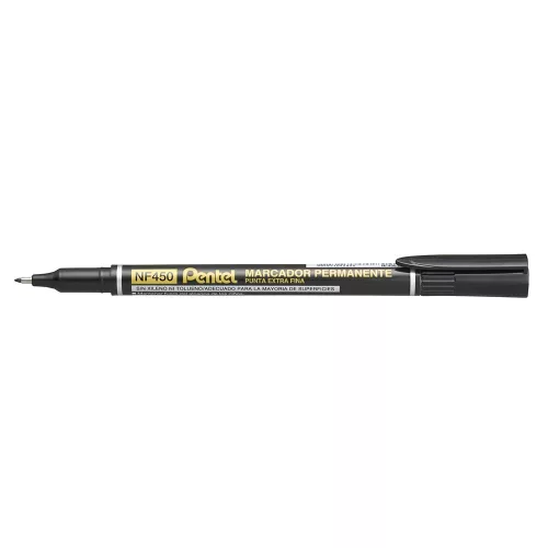 Alkoholos marker 1,2mm NF450-A Pentel vékony hegyű OHP S fekete