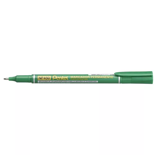 Alkoholos marker 1,2mm NF450-D Pentel vékony hegyű OHP S zöld