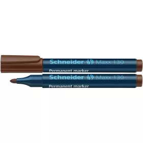   Alkoholos marker 1-3mm, kerek végű Schneider Maxx 130 barna