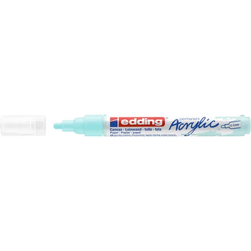 Akril marker 2-3mm, Edding 5100 pasztellkék