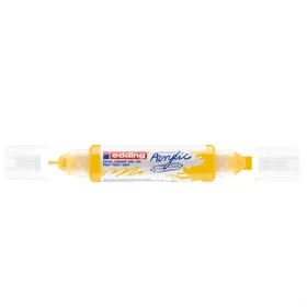   Akril marker 2-3mm, és 5-10mm, 3D kétvégű Edding 5400 citromsárga