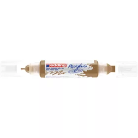   Akril marker 2-3mm, és 5-10mm, 3D kétvégű Edding 5400 arany