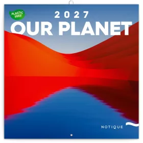   Falinaptár képes lemeznaptár 300x300mm, Our Planet Realsystem 2027.