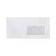Boríték LC6/5 szilikonos bélésnyomott jobb ablakos 45x90mm 114x229mm J28A20 Bluering® fehér