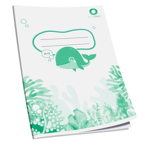 Füzet A5, 32lap, sima 20-32 Bluering®