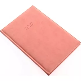   Határidőnapló Bolero P B/5 heti krémszínű lapokkal púder Realsystem 2027.