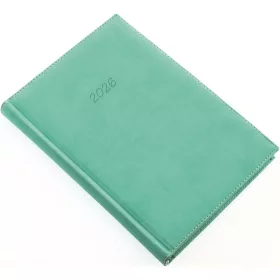   Határidőnapló Bolero P A/5, napi krémszínű lapokkal türkiz Realsystem 2026.