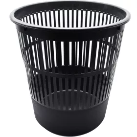   Papírkosár 16l, műanyag rácsos 315x305mm, Bluering® fekete