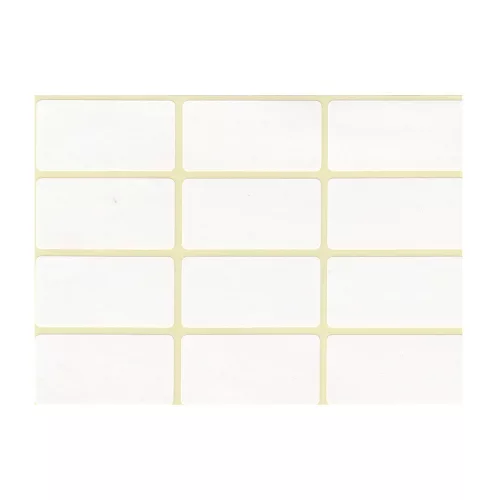 Etikett címke, 20x38mm, 5 lap, 12 címke/lap