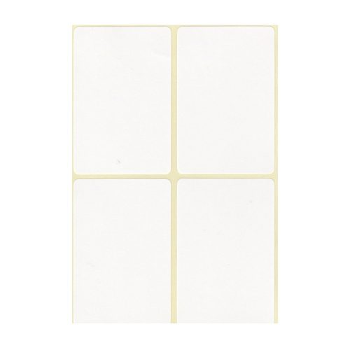 Etikett címke, 45x70mm, 15 lap, 4 címke/lap