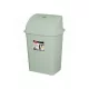 Szemeteskuka billenő fedéllel műanyag 9 literes szürke UP116