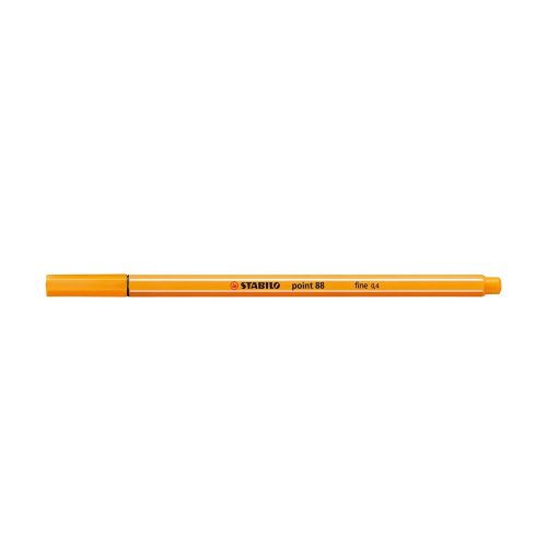 Rostirón, tűfilc 0,4mm, STABILO Point 88 narancs