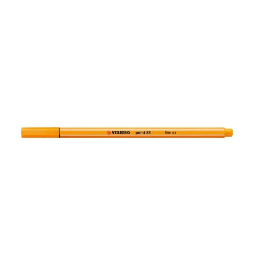Rostirón, tűfilc 0,4mm, STABILO Point 88 narancs