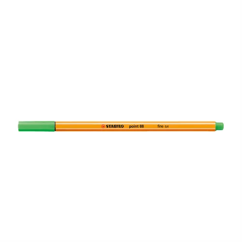 Rostirón, tűfilc 0,4mm, STABILO Point 88 világoszöld