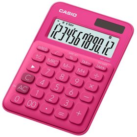   Számológép asztali 12 digit nagy kijelző Casio MS 20 UC magenta