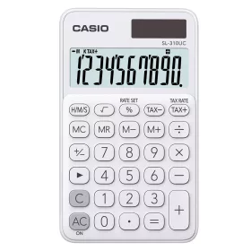 Zsebszámológép 10 digit Casio SL 310 fehér