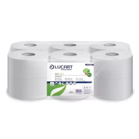   Toalettpapír 2 rétegű közületi átmérő: 19 cm 12 tekercs/karton Eco 19J Lucart_812200 fehér